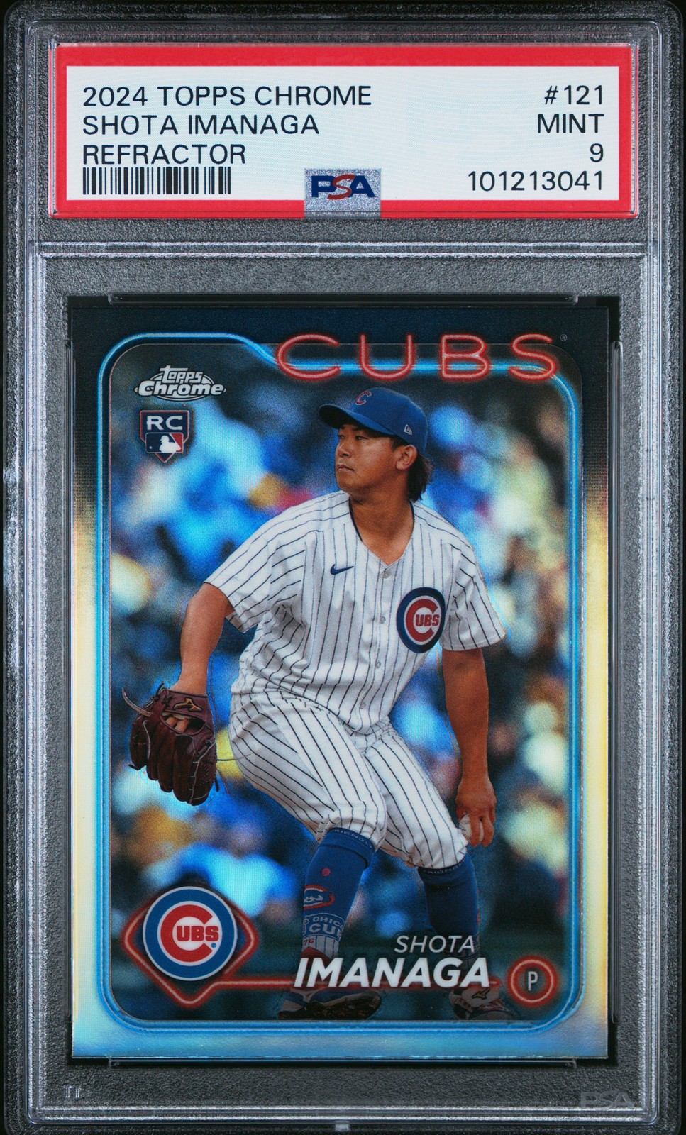2024 Topps Chrome #121 Shota Imanaga Refractor PSA 9
