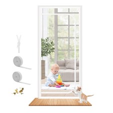 Reinforced Cat Screen Door Fits Door Size 36''x 80'', Heavy Duty Pets Proof S