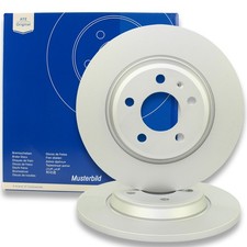 2x ATE Bremsscheibe Bremsscheiben Satz Bremsen PowerDisc Hinten 24.0310-0251.1