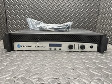 Crown CDI 1000, Two-Channel, Power Amplifier With Power Cable