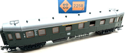 Roco 2258 Spur N, Personenwagen  Hecht  der DB, 1./2. Klasse, Ep. III, grün, OVP