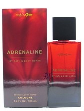 BATH BODY WORKS ADRENALINE COLOGNE SPRAY FOR MEN 3.4 FL OZ NEW IN BOX