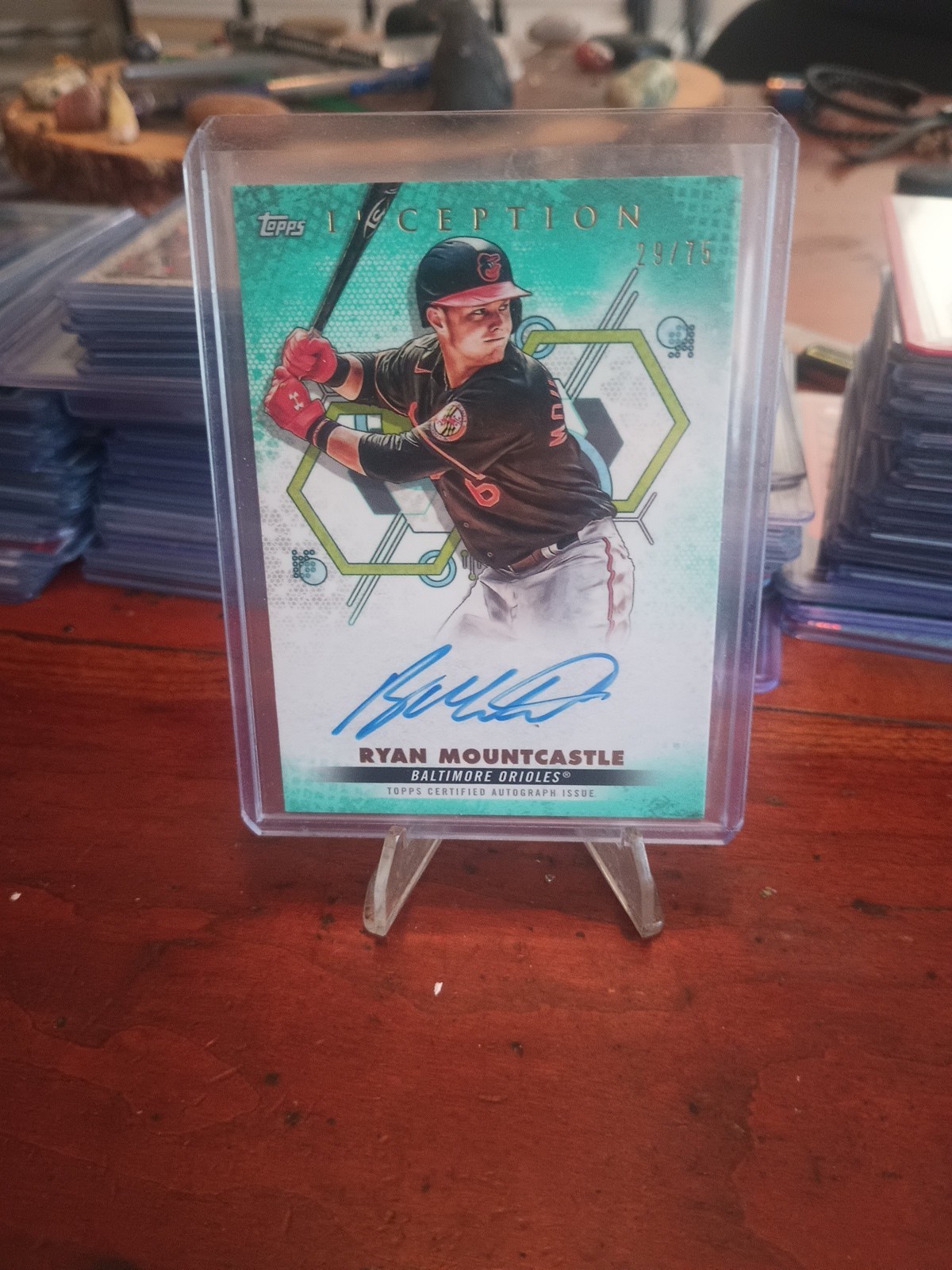 2022 Topps Inception Ryan Mountcastle Rookie Auto #/75 Emerging Stars