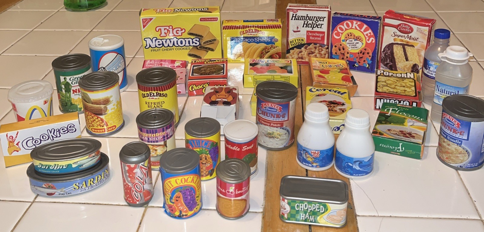 Lot of 35 pcs Grocery Play Food for Kid's Toy Kitchen