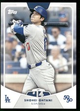 Shohei Ohtani 2024 Topps 50/50: Shohei Ohtani #27 Los Angeles Dodgers