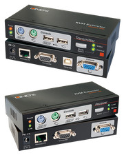 Lindy Cat.5 KVM Extender Combo 300 [39378] PS/2 USB