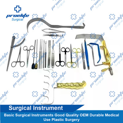Basic Surgical Instruments Good Quality OEM Durable Medical Use Plastic Surgery