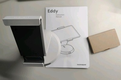 Bouncepad Eddy Tablet & iPad Stand for Business fits Most 7-13'' Tablets, White 
