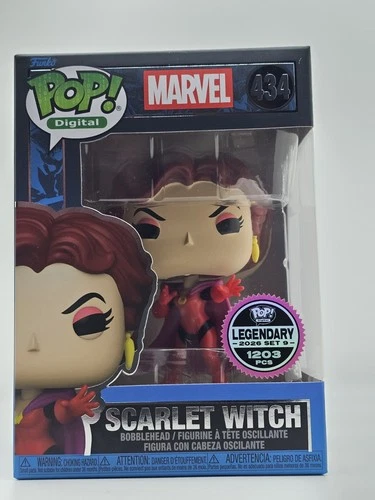 Funko Pop! Digital #434 West Coast Avengers Scarlet Witch Legendary LE 1203