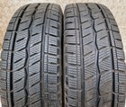 PAIR OF 215 75 16C 116 114r HANKOOK Winter I Cept LV PART WORN TYRES 9mm