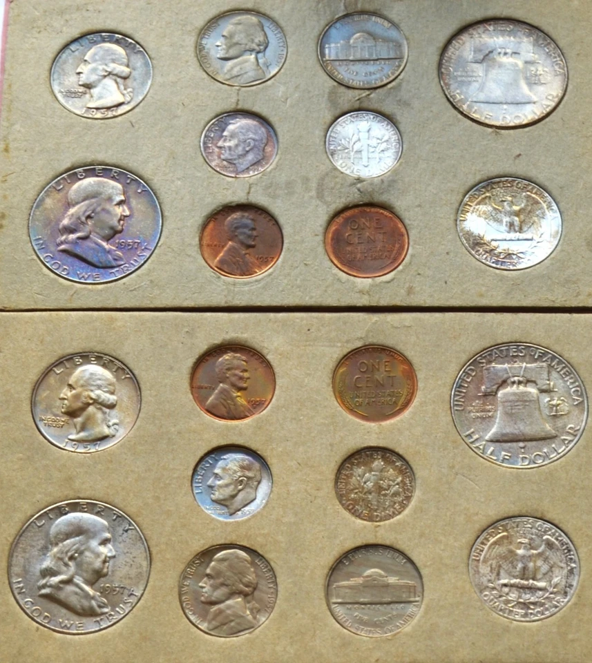 1957 Philadelphia & Denver Double Mint Sets - Image 2 of 4
