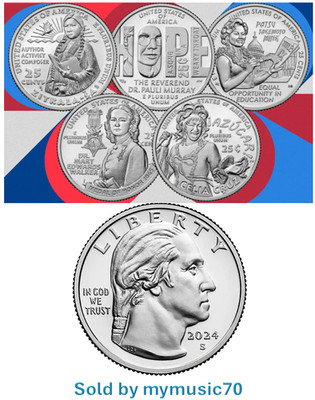2024 S American Women Quarters Program (5 coins set) Business Strike **ON HAND**