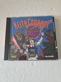 Keith Courage In Alpha Zones Turbografx16 CIB 1989 Complete In Case