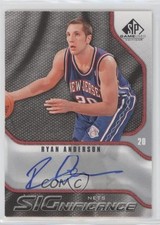 2009-10 SP Game Used Significance Auto Ryan Anderson #S-AN Auto nd3