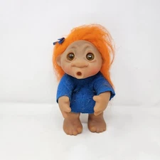 1977 GRETTA THUMB SUCKER- 8" Dam Norfin Troll Doll - Rare - DENMARK
