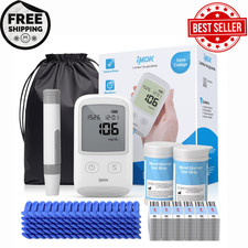 Diabetes Test Kit Blood Sugar Glucose Monitor Meter Strip Tester Machine