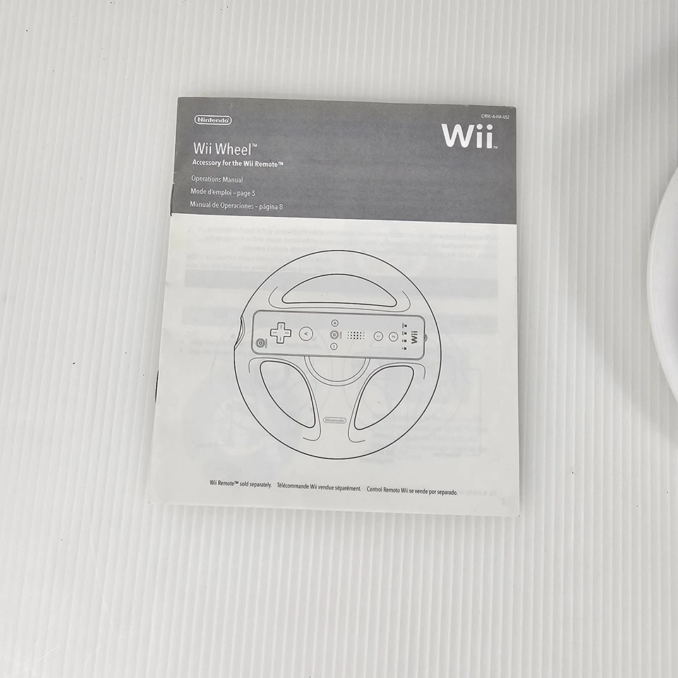 Mando Rueda Wii Original -Nintendo Wii- Mando Blanco Foto 4 de 4