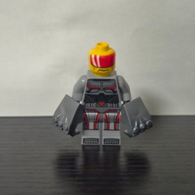 LEGO Ultra Agents Tremor Minifigure UAGT002 Complete Armor Helmet 70164 Genuine