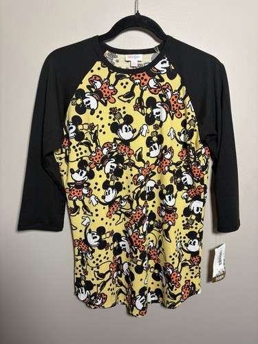 LuLaRoe Disney Collection Randy Minnie Mouse 3/4 Sleeves NWT