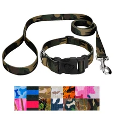Country Brook Petz® Deluxe Collar and Leash - Camouflage Collection