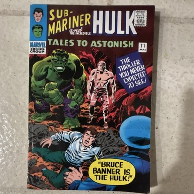 Marvel Tales to Astonish #77 Sub-Mariner Hulk Key Issue Comic Book