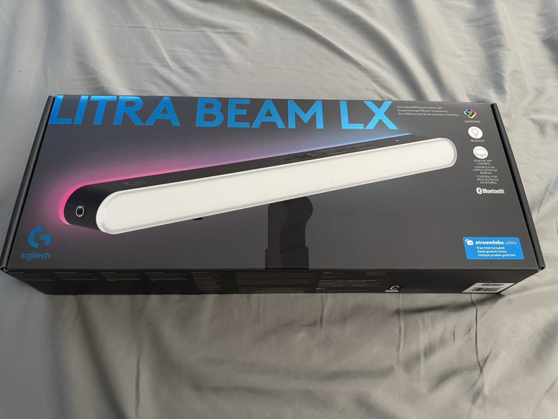 Logitech Litra Beam LX Dual-Sided RGB Streaming Key Light (New Unopened Box