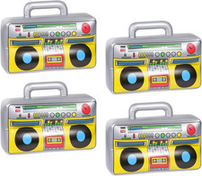 Inflatable Boombox 80s 90s Party Decorations Supplies B-Boys Costume Accessories
