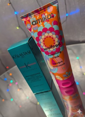 Discount Lot Of Kerastase Resistance Serum Plus Amika Soulfood Mask, Brand New