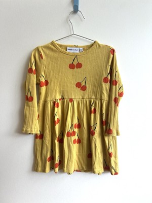 Mini Rodini Girls Cherry Dress Sz 5/6