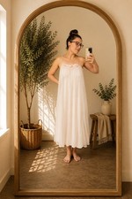 Vintage Val Mode Pink Nylon Slip Dress Women's Lingerie