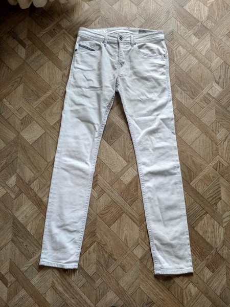 Men Diesel Jeans Silver 33 / L / 48