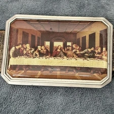 Vintage 2004 The Last Supper Belt Buckle By Great American Products 