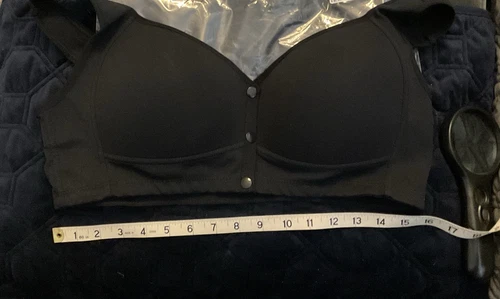 Front Button Bras for Older Women ComfortConvenient Front Snaps Daisy Bra 2XL - Picture 2 of 6