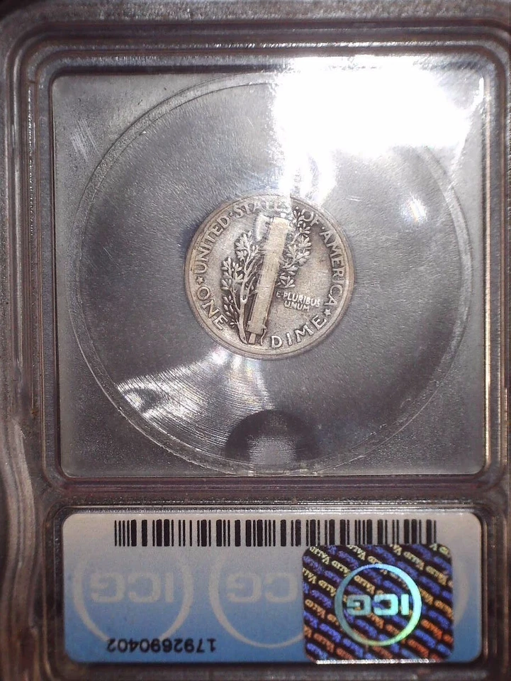 1921 Mercury Dime, ICG G6, Key Date, Issue Free - Image 4 of 4