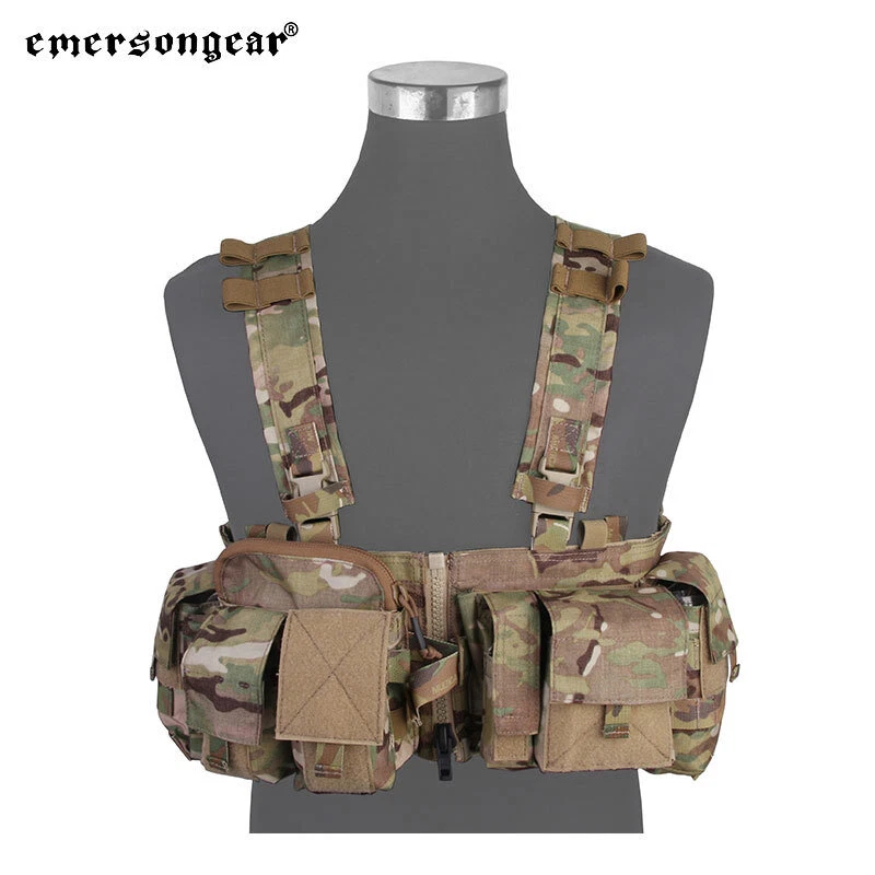 Emersongear MF Style UW Gen V equipamento de peito frontal dividido destacável com fivela de zíper - Imagem 4 de 4