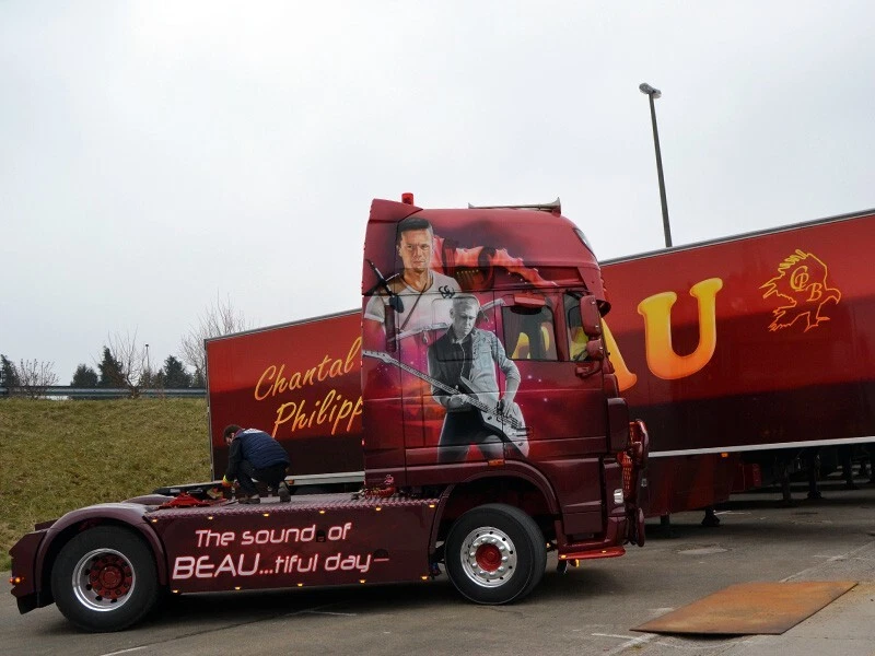 WSI 01-4509 DAF XF 105 Trattore Solo 4X2 " Bellissimo Giorno " Nuovo Scatola.. - Immagine 3 di 4