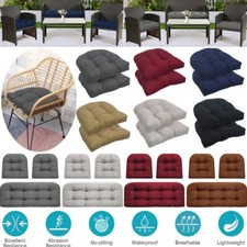 Outdoor Cushion Set Tufted Waterproof Seat Cu...