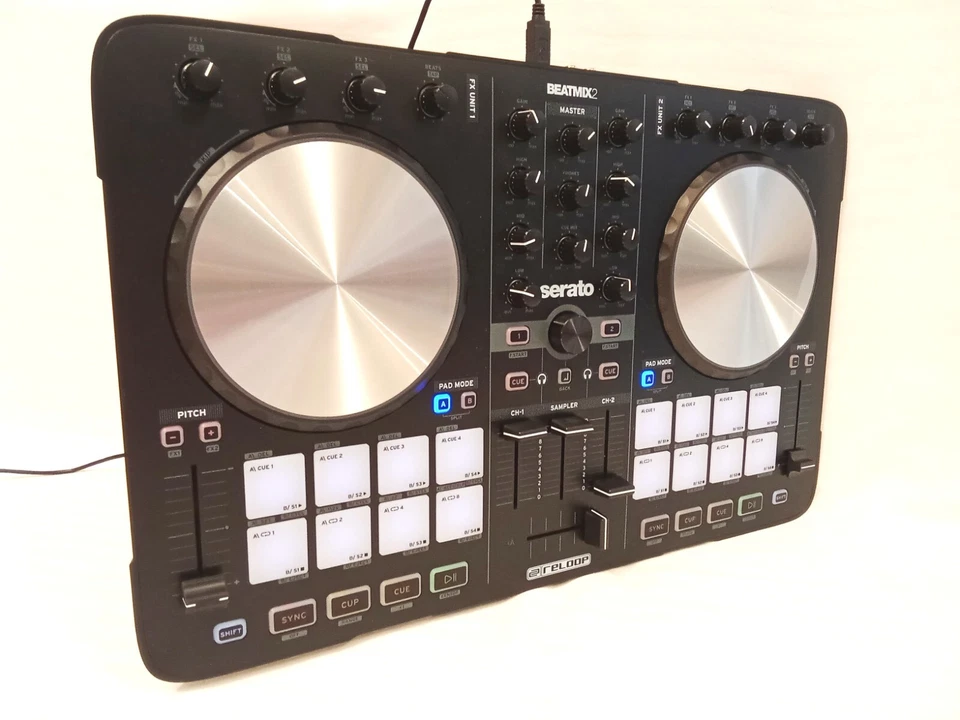 reloop beatmix 2 serato mesa de mezclas controlador de dj 2 canales usb/midi - Imagen 2 de 4