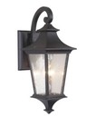 Craftmade Z1354-MN Argent II 1 Light 16 inch Midnight Outdoor Wall Mount BLACK