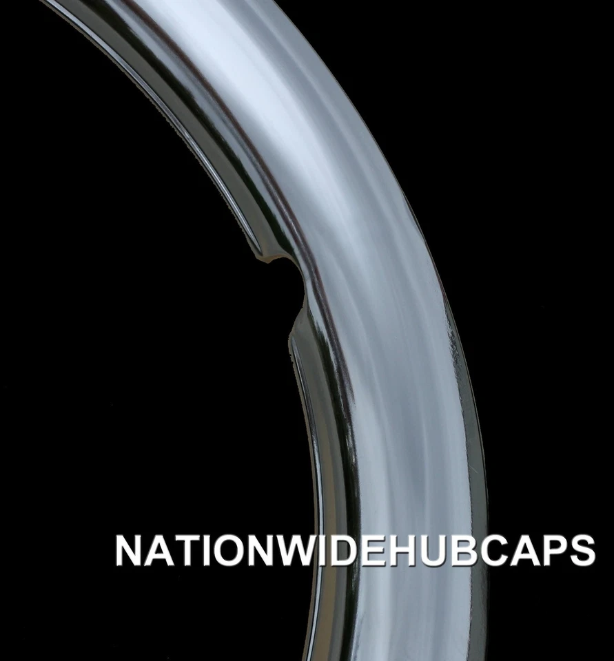 ANILLOS DE AJUSTE CROMADOS CHEVY 14" BANDAS DE BELLEZA LLANTA DE RUEDA GLAMOUR LLANTAS DE ACERO LLANTAS DE OREJETAS Foto 4 de 4