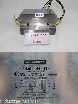 Schaffner fn510-33-33 Output-Filtre fn5103333 — used 