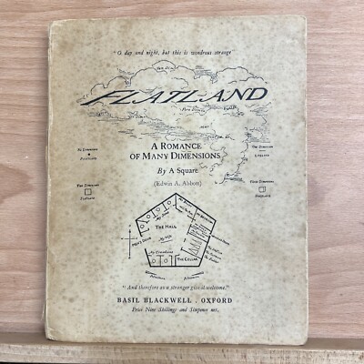 FLATLAND EINE Romanze vieler Dimensionen - Edwin A Abbott - Blackwell 1950