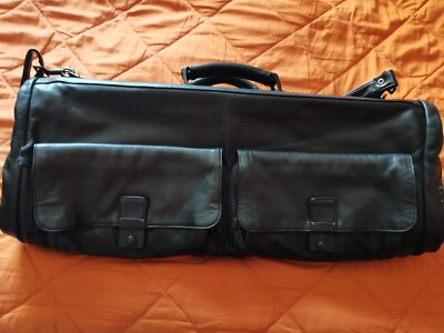 BREE  Kleidertasche , Anzugtasche Leder schwarz