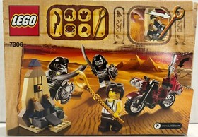 LEGO Pharaoh's Quest: Golden Staff Guardians (7306) 100% Complete With Box + Ins
