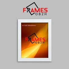 MATT WHITE MAXI POSTER PICTURE FRAME ,Size(61 cm x 91.5 cm(36 x 24"Inch)