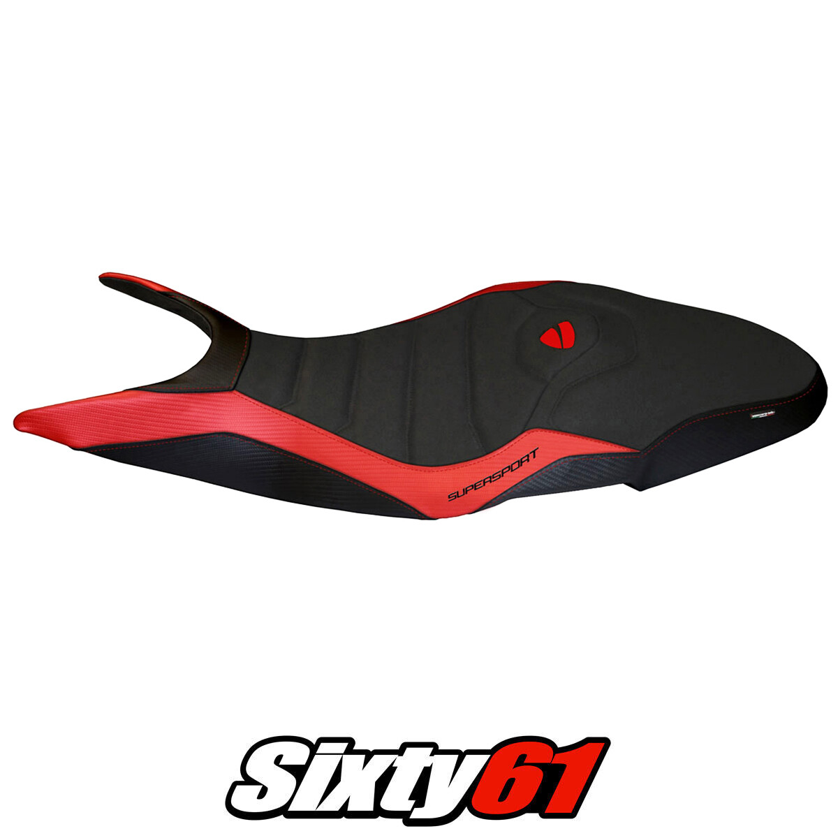 Ducati Super Sport 950S Seat Cover Tappezzeria 2017-2024 Ultragrip Red Black