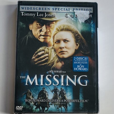 THE MISSING DVD 2004 2-Disc Set, Widescreen NEW Tommy Lee Jones Cate Blanchett