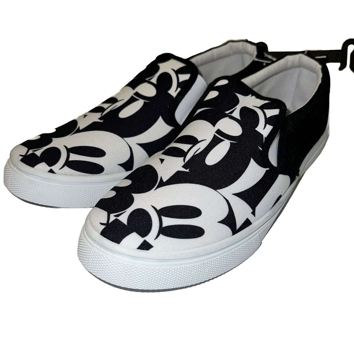 DISNEY 1928 Theme Slip-On Mickey Mouse Sneakers Shoes Men\'s 9 NWT! DISNEY 1928 Theme Slip-On Mickey Mouse | Mercari main image 3
