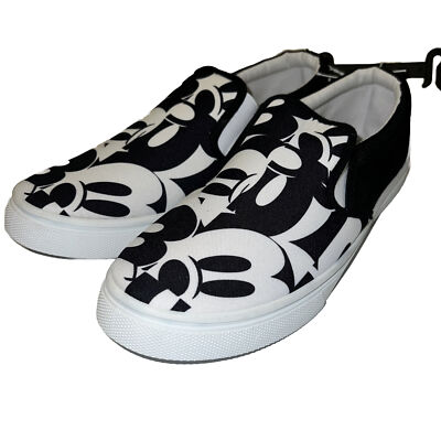 Disney Mickey Mouse NEW Slip On 1928 Star Black White  display picture 3