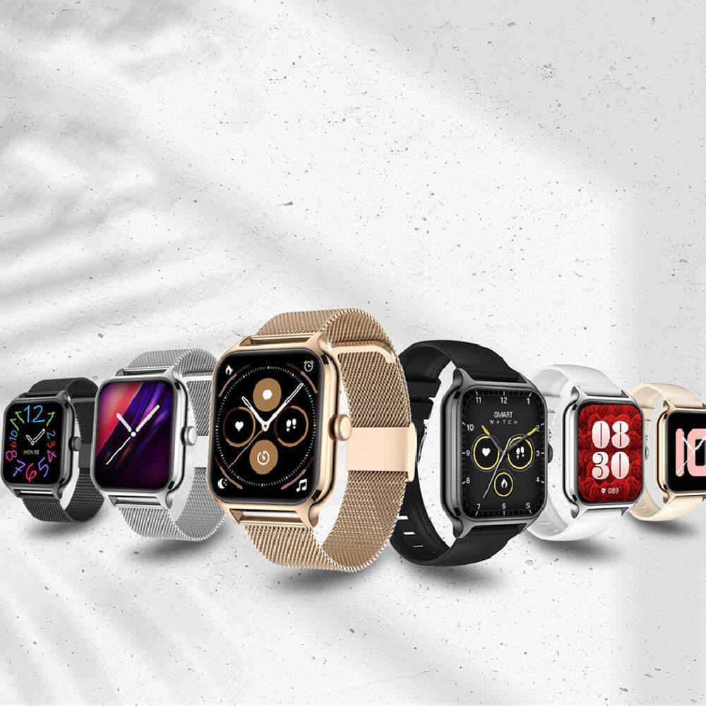Large Screen Smart Watch with Bluetooth Calling, Heart Rate & Blood Oxygen Monit